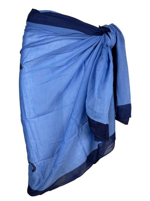 pareo donna con big pony blu Ralph Lauren | 21503385PWL